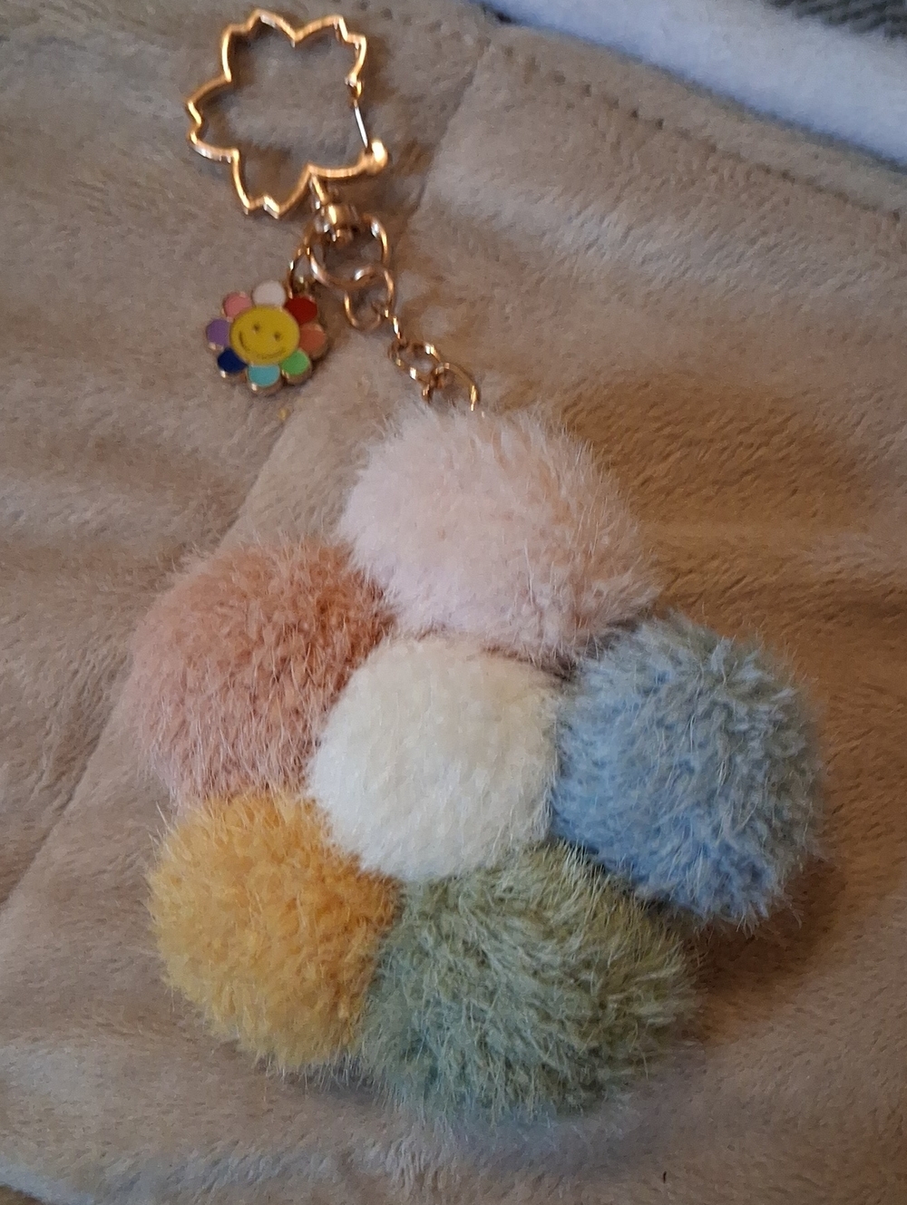 Fuzzy Keychain - Picture 2 of 3